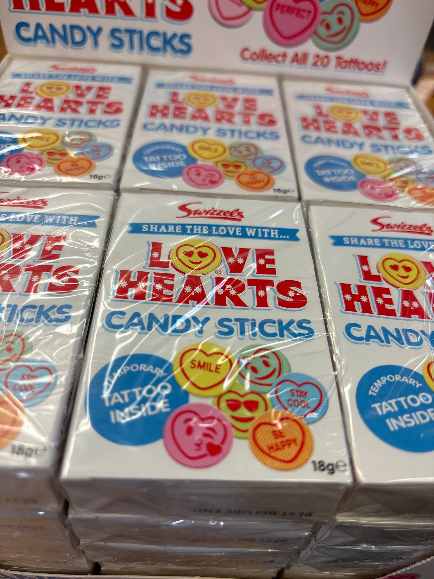 Love Heart Candy Sticks