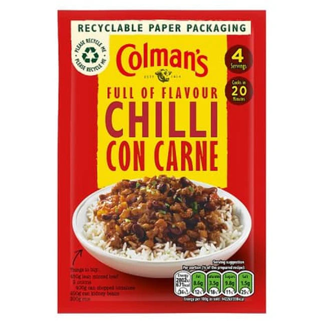 Colman’s chilli con carne mix