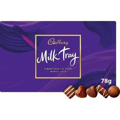 Cadbury Milky Tray 78g