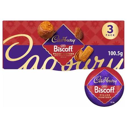 Cadbury Dairy Milk Biscoff Bauble 3pk