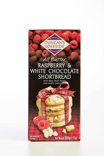 Duncan’s All Butter Raspberry & White Chocolate Shortbread 200g