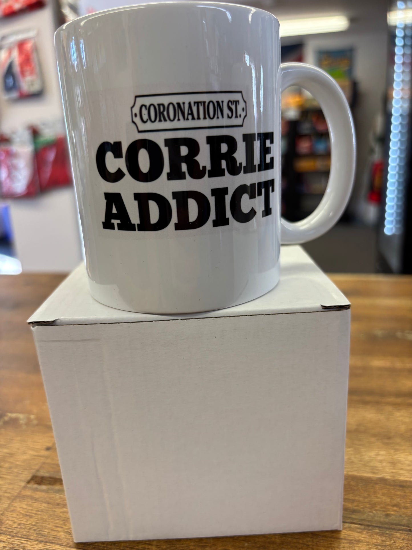 “Corrie Addict” - ceramic mug