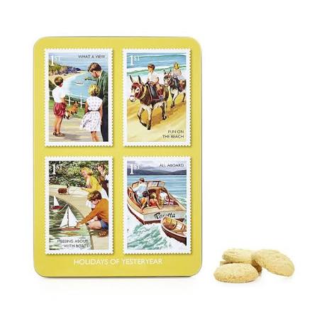 Grandma Wilds Embossed Holiday Tin of Yesteryear 200g