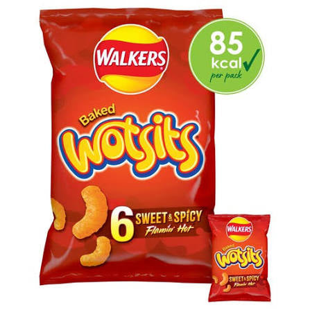 Walkers Wotsits Sweet & Spicy 6pk