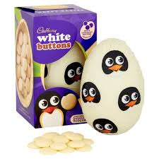 Cadbury White Buttons Egg 91g