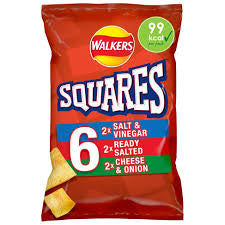 Walkers Squares Variety 6pk