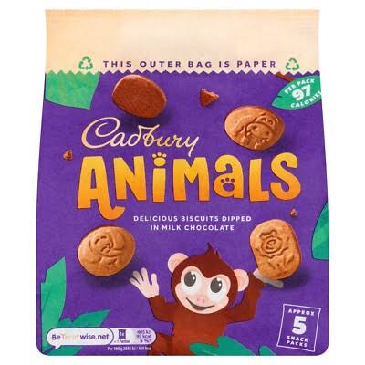 Cadbury Mini Animals 5 pk 99g