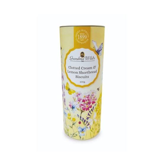 Grandma Wild’s Clotted Cream & Lemon Shortbread Biscuits 200g