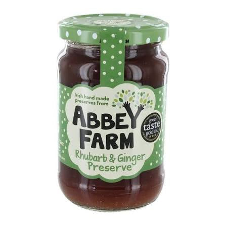 Abbey Farm Rhubarb & Ginger Jam 350g