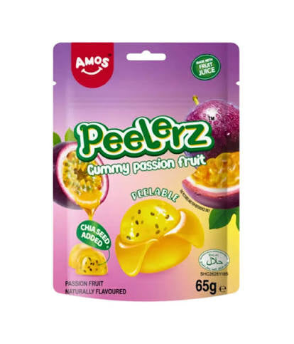 Amos Peelerz Gummy Passionfruit 65g