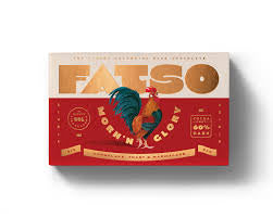 Fatso Morn’n Glory 60%Colombian dark chocolate. Cornflake toast and marmalade bar 150 g.