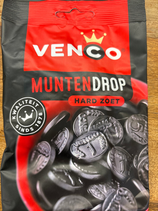 Venco Licorice Coins - Muntdrop 120g (Dutch)