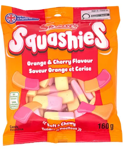 Squashies Orange Cherry 160g