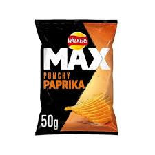 Walkers Max Paprika Crisps 50g
