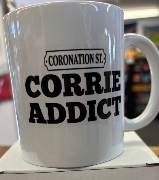 “Corrie Addict” - ceramic mug
