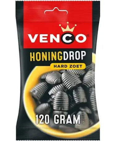 Venco Honey Liquorice (Honingdrop) - Dutch 120g