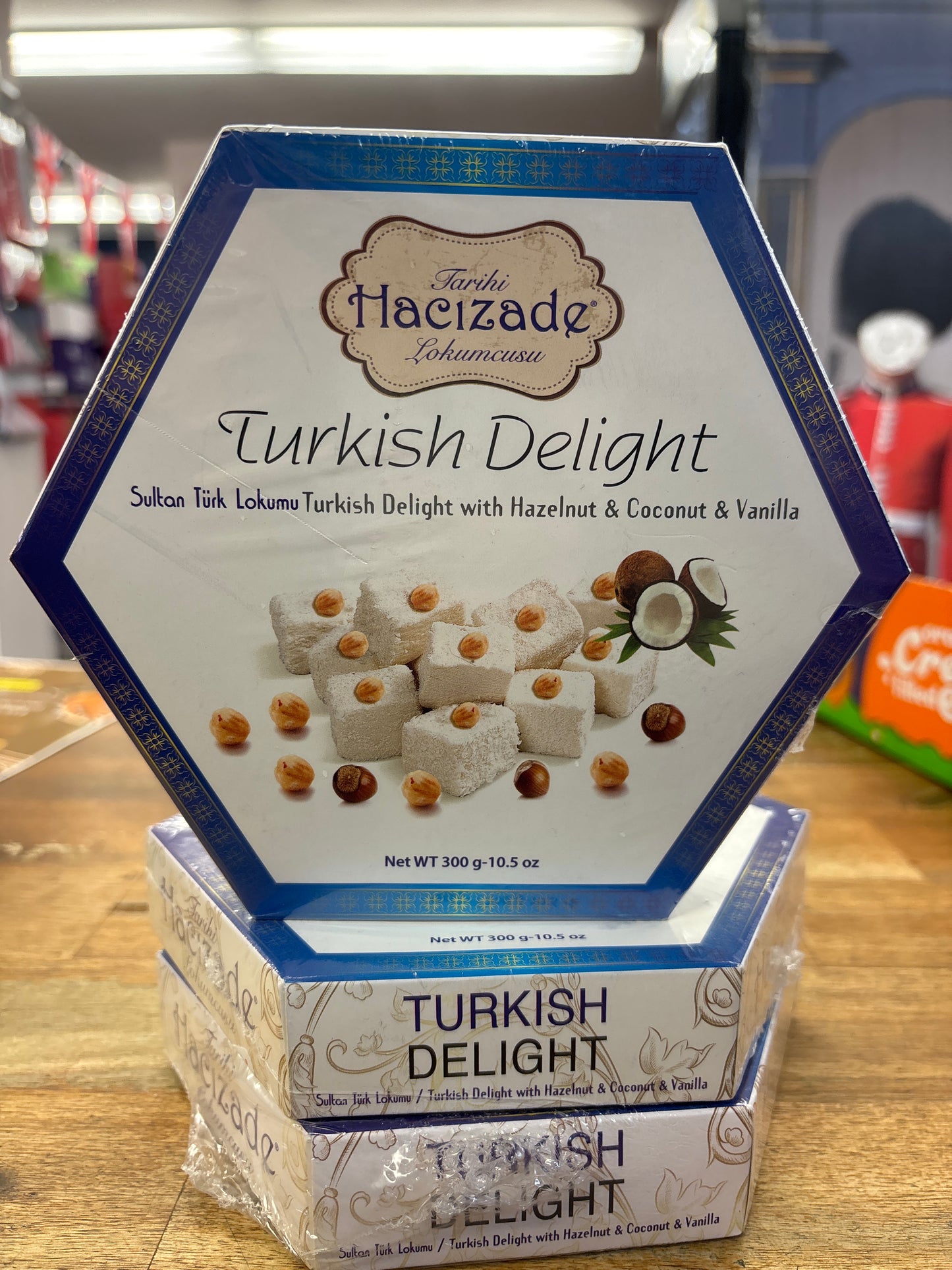 Hacizade Turkish Delight - Hazelnut, Coconut & Vanilla 300g