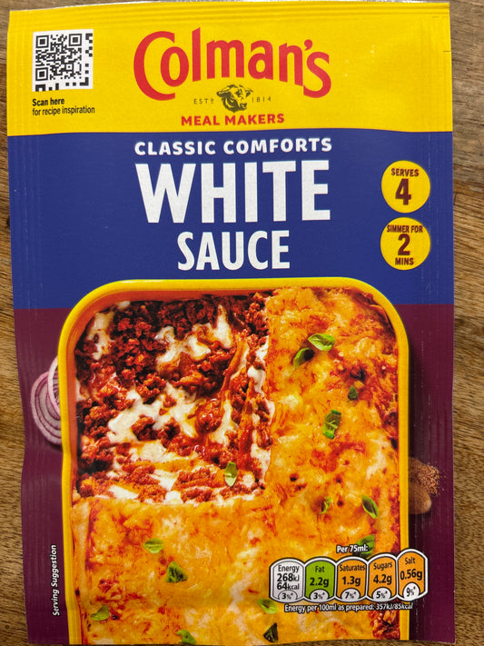 Colmans White Sauce Mix 25g
