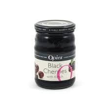 Opie’s black cherries with Kirsch 370 g