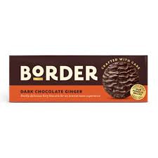 Border Dark Chocolate Ginger Biscuits 150g