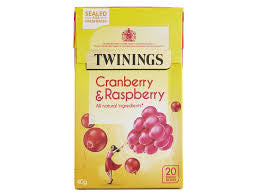 Twinings Cranberry & Raspberry tea