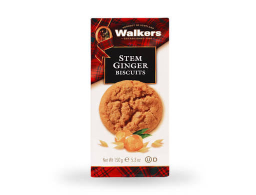 Walkers Stem Ginger Biscuits 150g