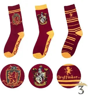 H.P Gryffindor Socks 3 Pack