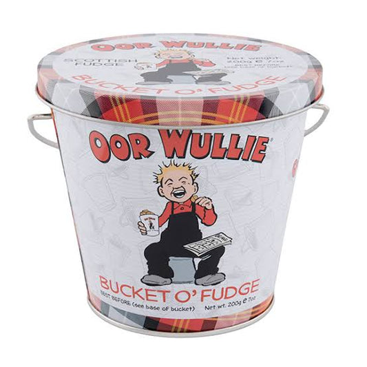 Gardiner Branded Oor Willie Bucket of Fudge 200g