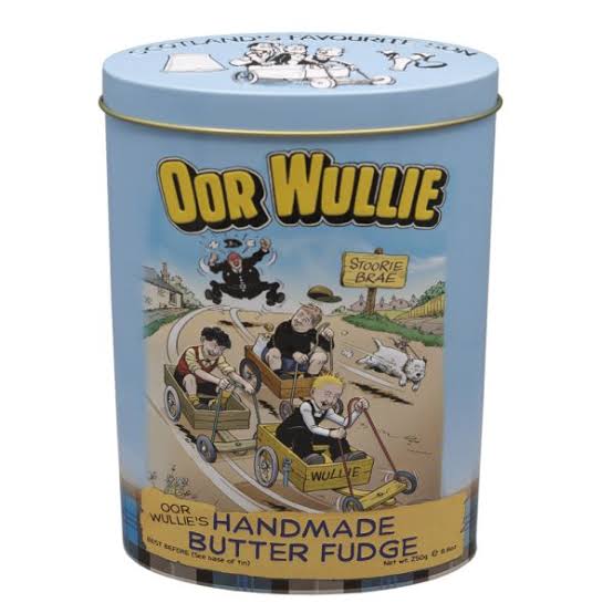 Gardiners Branded Oor Wullie Vanilla Fudge Tin 250g