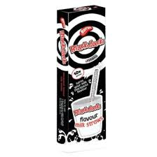 Black jack flavour milk straws