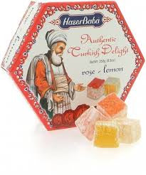HazerBaba Turkish Delight, rose-lemon, 250g (BBD09\24)