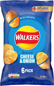 Walkers Cheese and Onion 12 pack