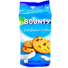 Bounty, soft baked cookies, 180g (BBD 29/93/25)