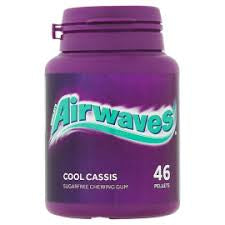 Wrigleys Airwave Blackcurrant chewing gum, bottle, 46 pic