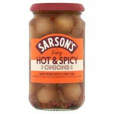 Sarsons Hot & Spicy Onions