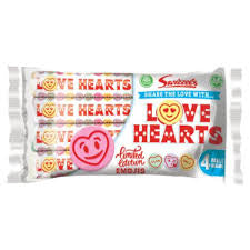 Swizzels Love Hearts 4 pack