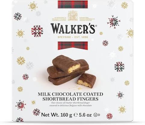 Walkers Milk Chocolate Coated Shortbread Fingers 160g