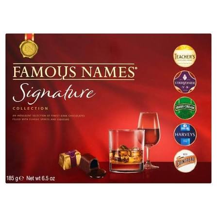 Famous Names Signature Dark Chocolate Liqueur Collection