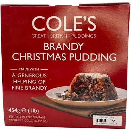Coles Brandy Christmas Pudding 454g