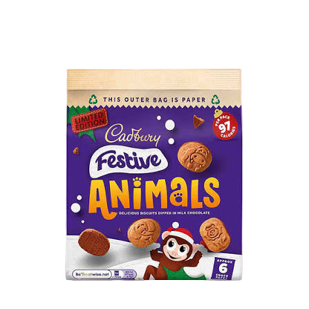 Cadbury Festive Animals 119g