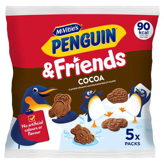 McVities Penguins & Friends Cocoa Biscuits 5pk