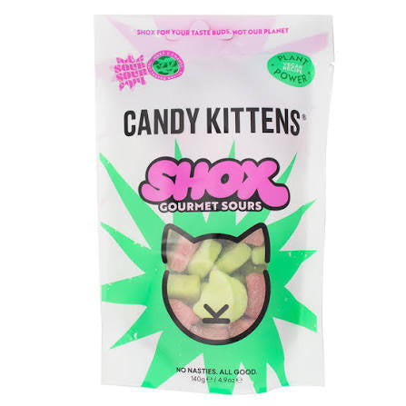 Candy Kittens Gourmet Shox Sours 140g