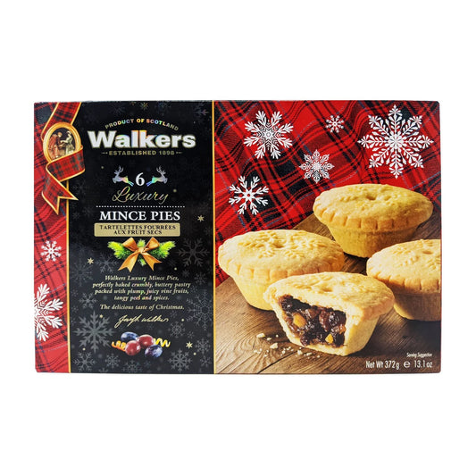 Walkers Shortbread Luxury Fruit Mince Pies 372g
