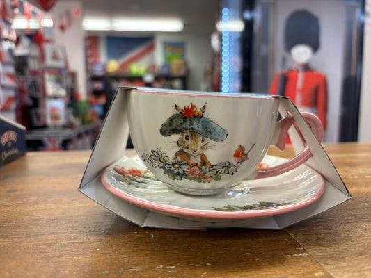 Beatrix Potter Teacup with Saucer Benjamin Bunny