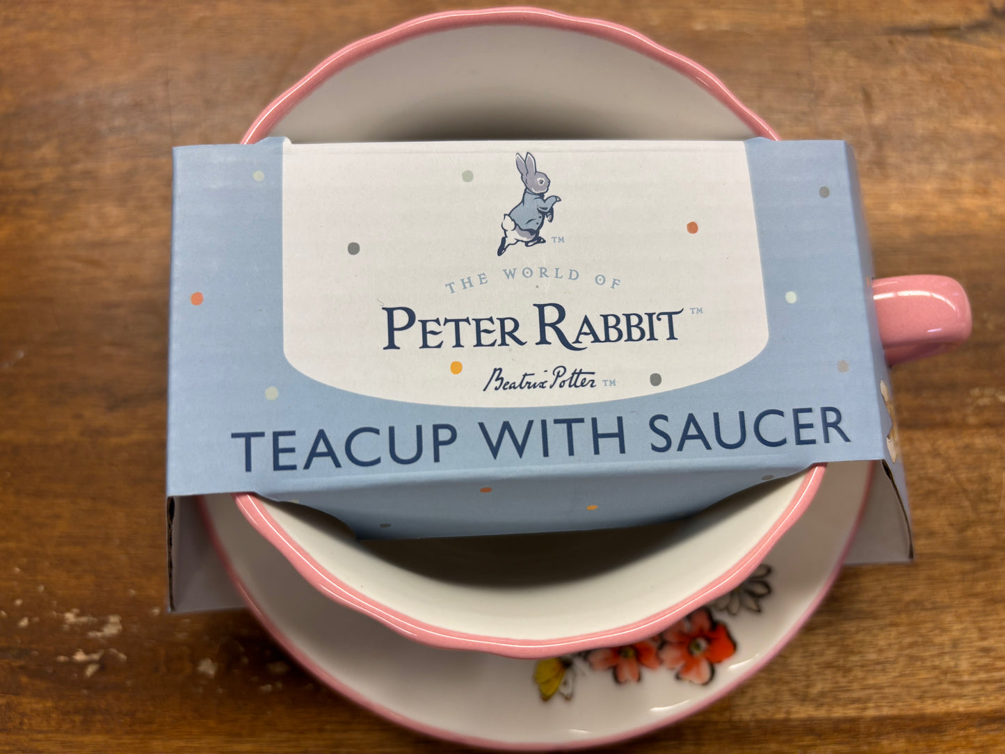 Beatrix Potter Teacup with Saucer Benjamin Bunny