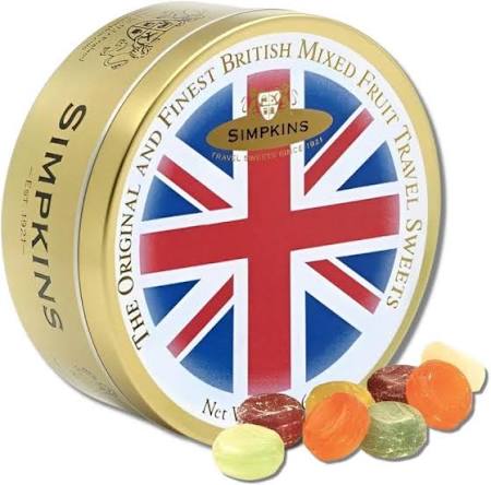 Simpkins Union Jack Flag 175g Mixed Fruit