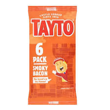 Tayto Smokey Bacon 6 pack