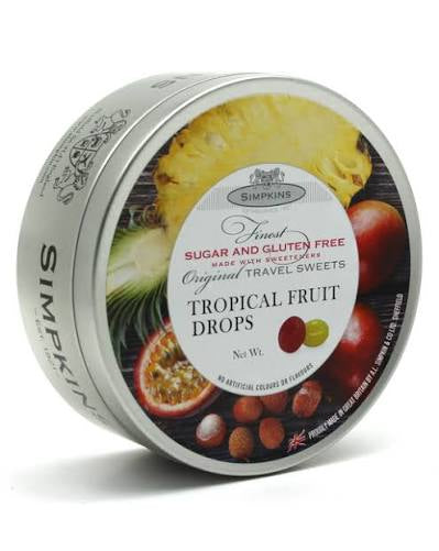 Simpkins Sugar Free Tropical Fruit Drops 150g