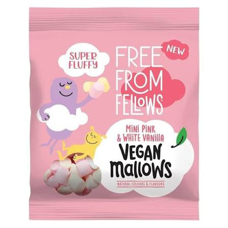 Free From Fellows Mallows Mini Pink & White 105g