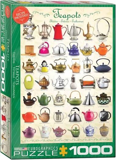 Puzzle - Teapots 1000 pieces